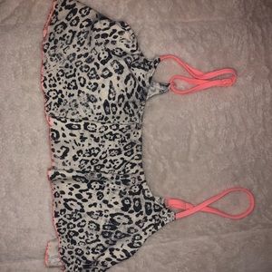 Body Glove Cheetah Print Bikini Top